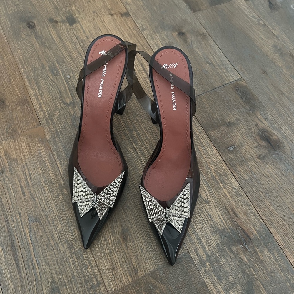 Amina Muaddi slingback 39.5